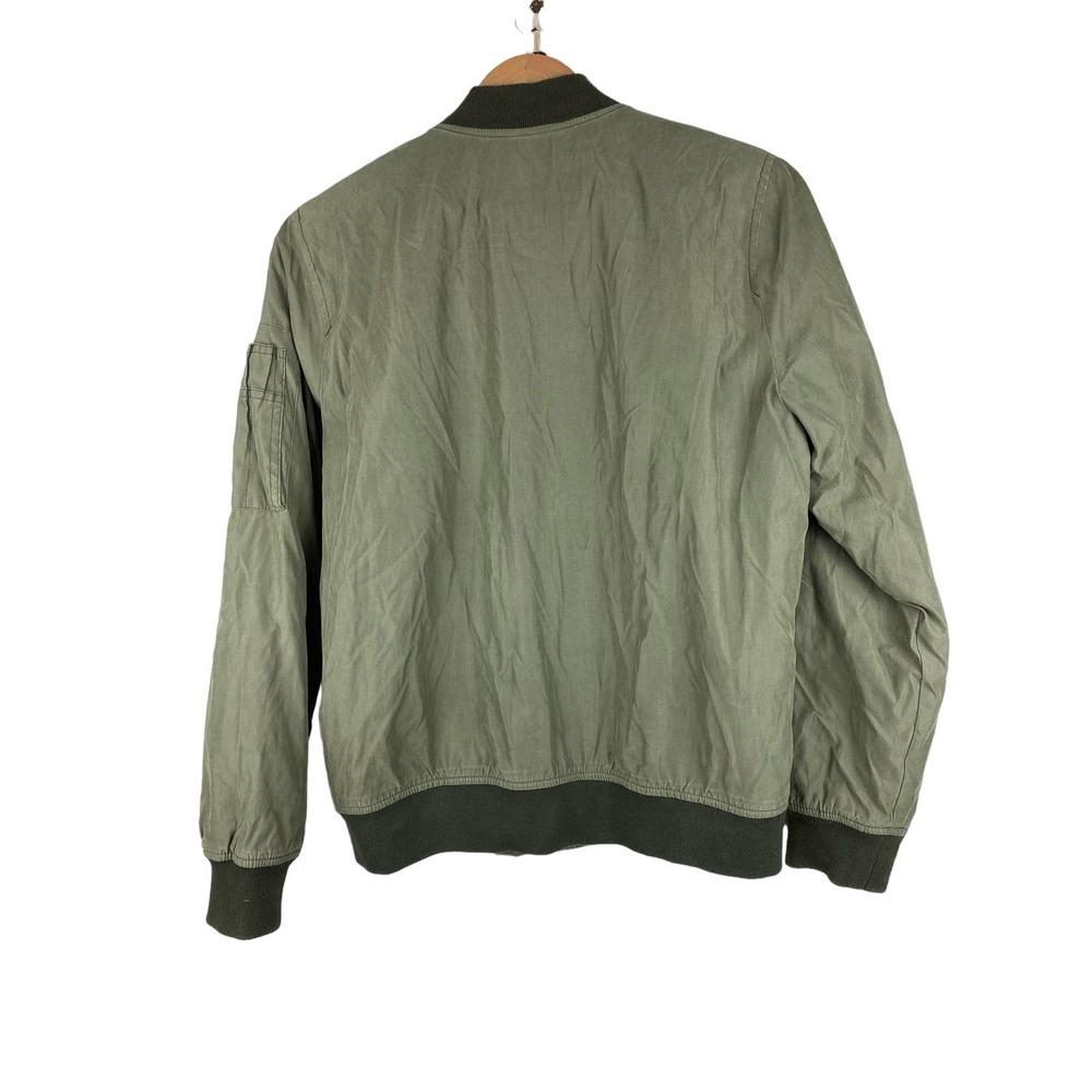 Abercrombie & Fitch Size XS Green Full Zip Bomber Jacket - Picture 2 of 5